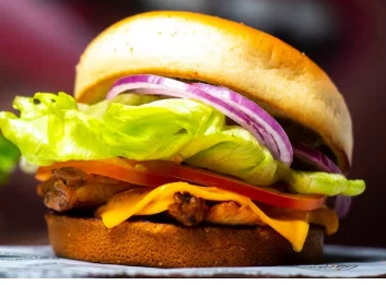 house cheese burger