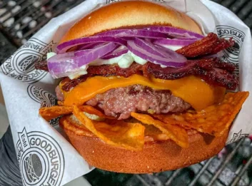 nachos cheese burger